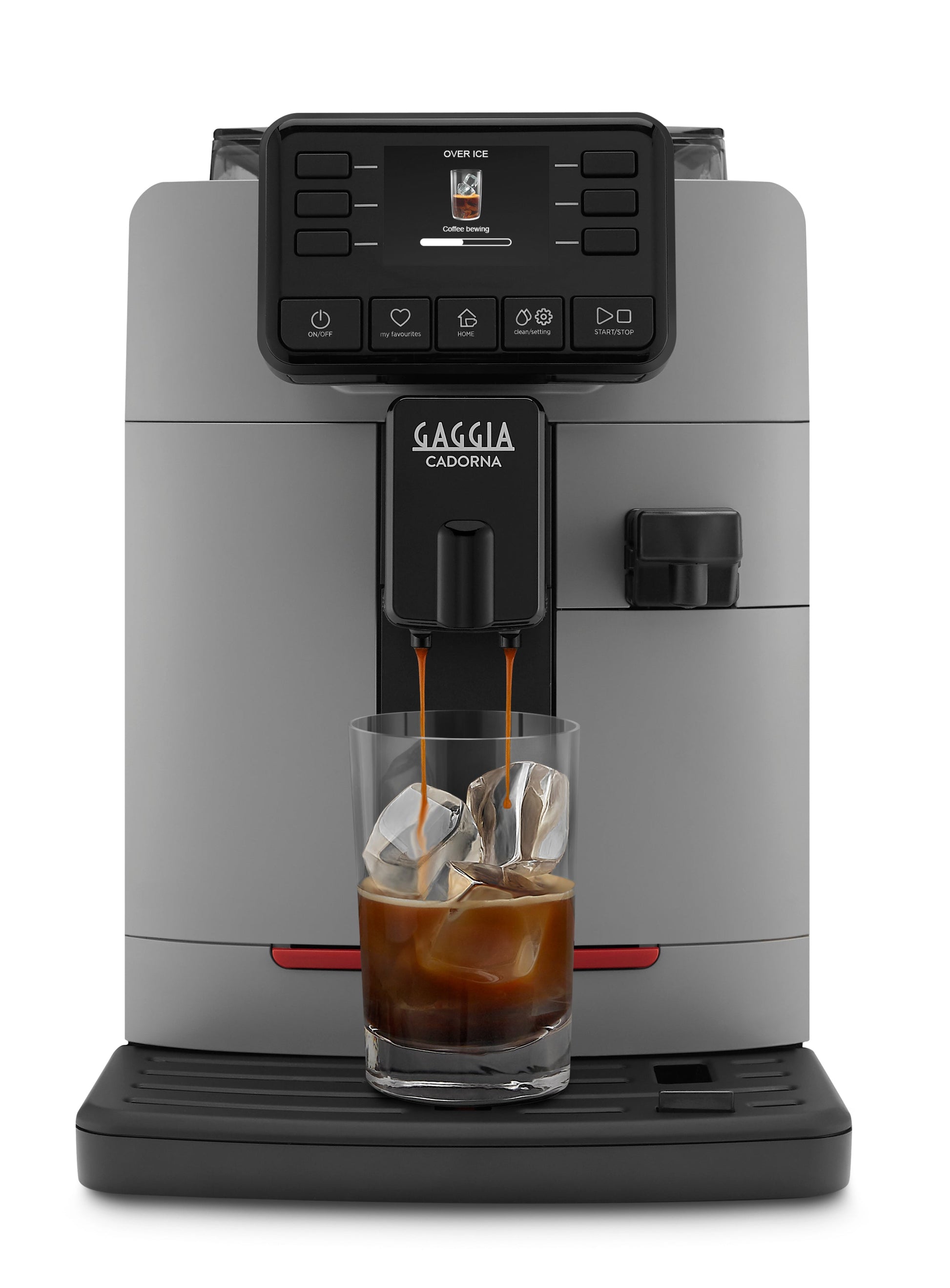 Refurbished Gaggia Cadorna Prestige Over-Ice Automatic Espresso Machine Moonlight Grey