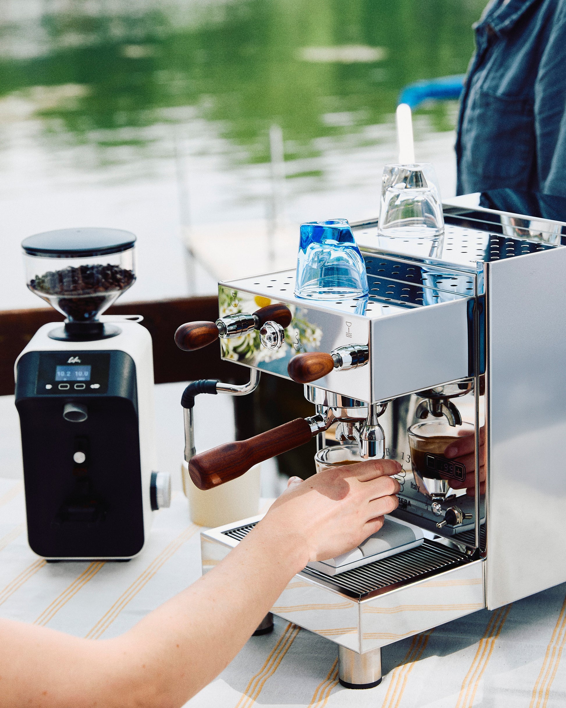 Refurbished Bezzera BZ13 PM Espresso Machine - Special Edition Stainless Steel