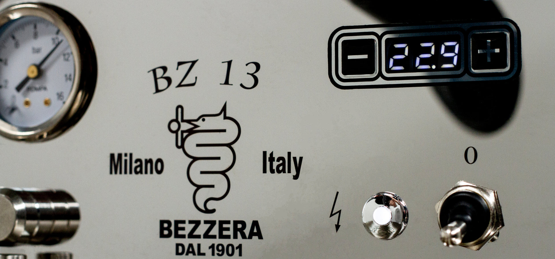 Refurbished Bezzera BZ13 PM Espresso Machine - Special Edition Stainless Steel