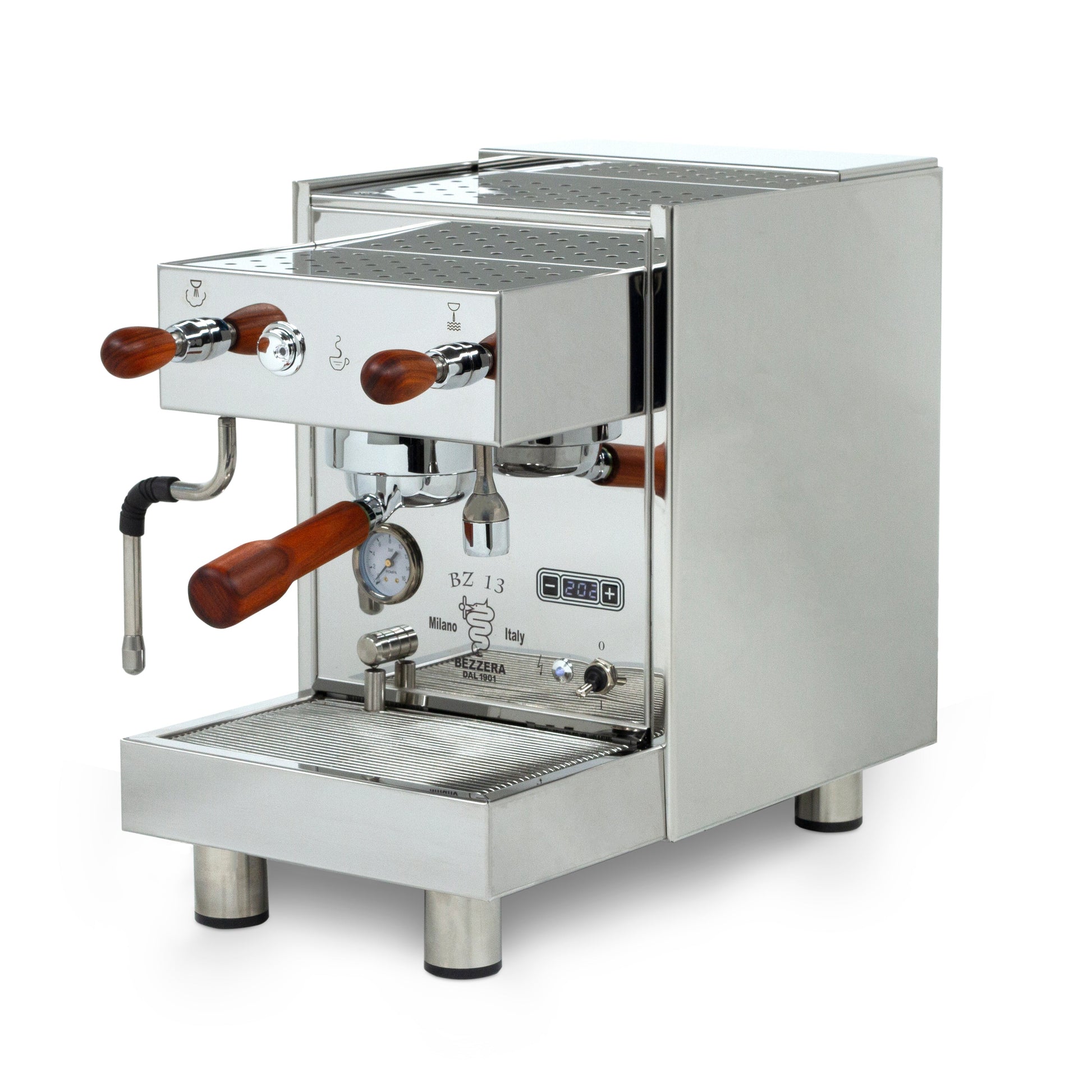 Refurbished Bezzera BZ13 PM Espresso Machine - Special Edition Stainless Steel