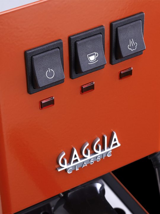 Gaggia Classic Pro Espresso Machine in Lobster Red