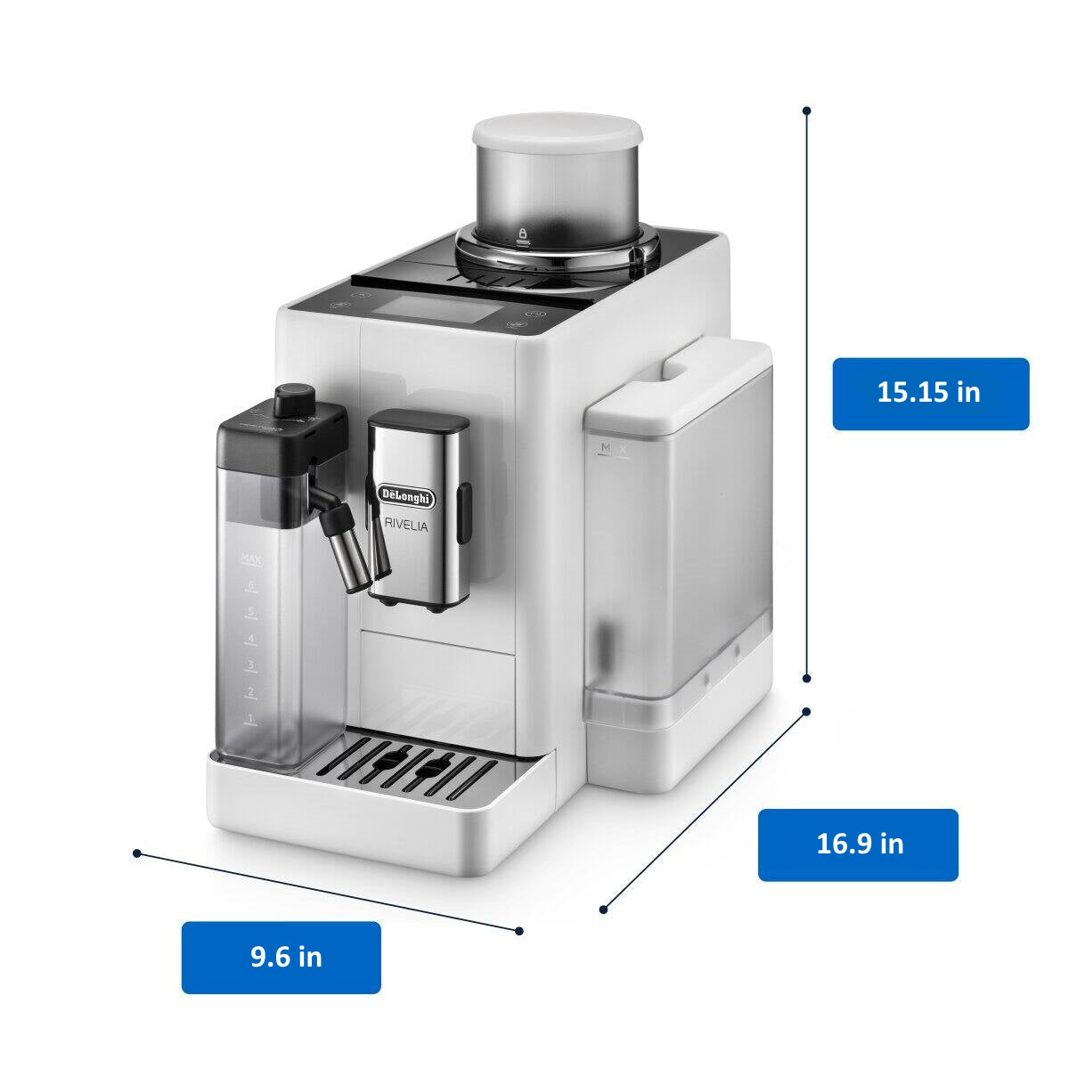 DeLonghi Rivelia Super-Automatic Espresso Machine