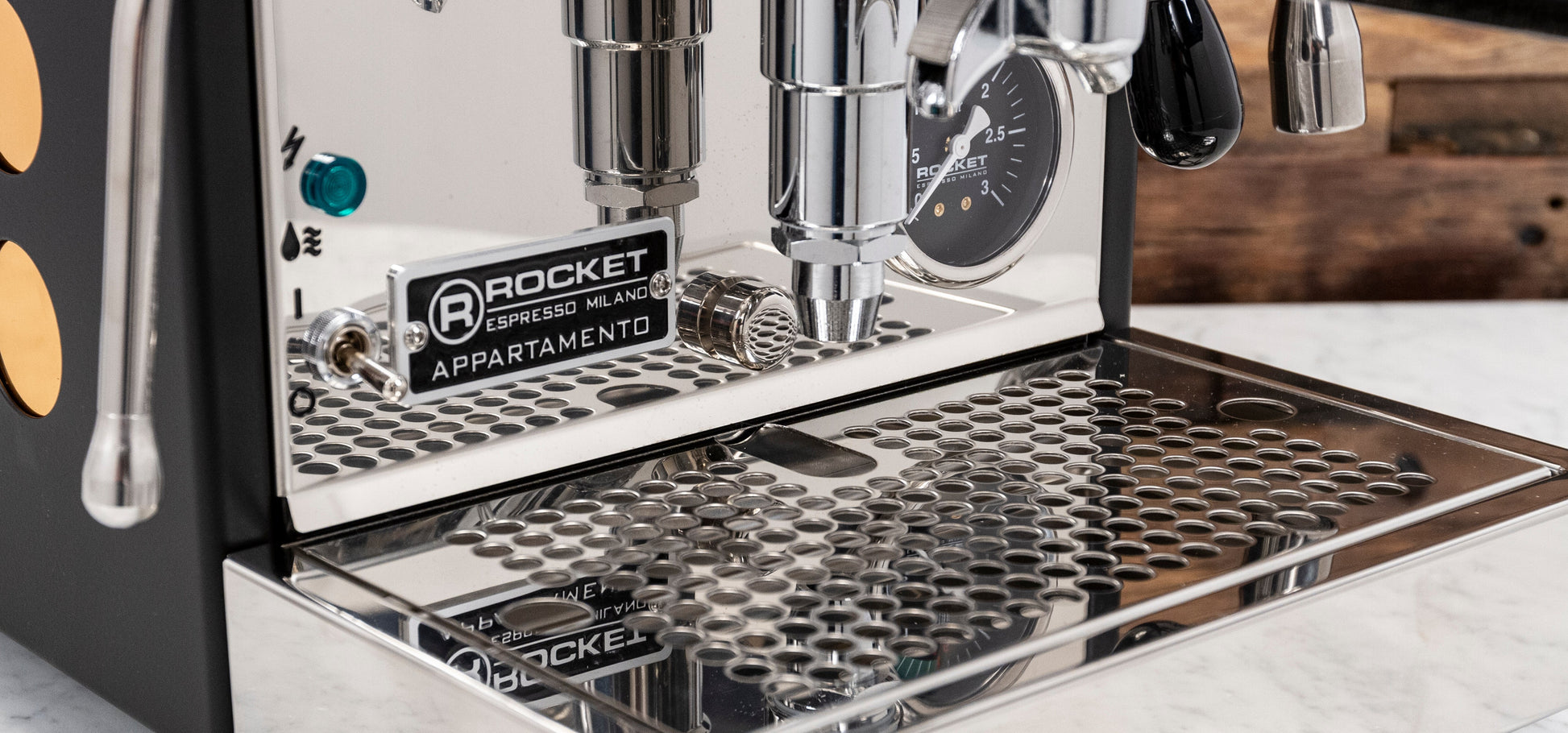 Refurbished Rocket Espresso Appartamento Serie Nera Espresso Machine - White