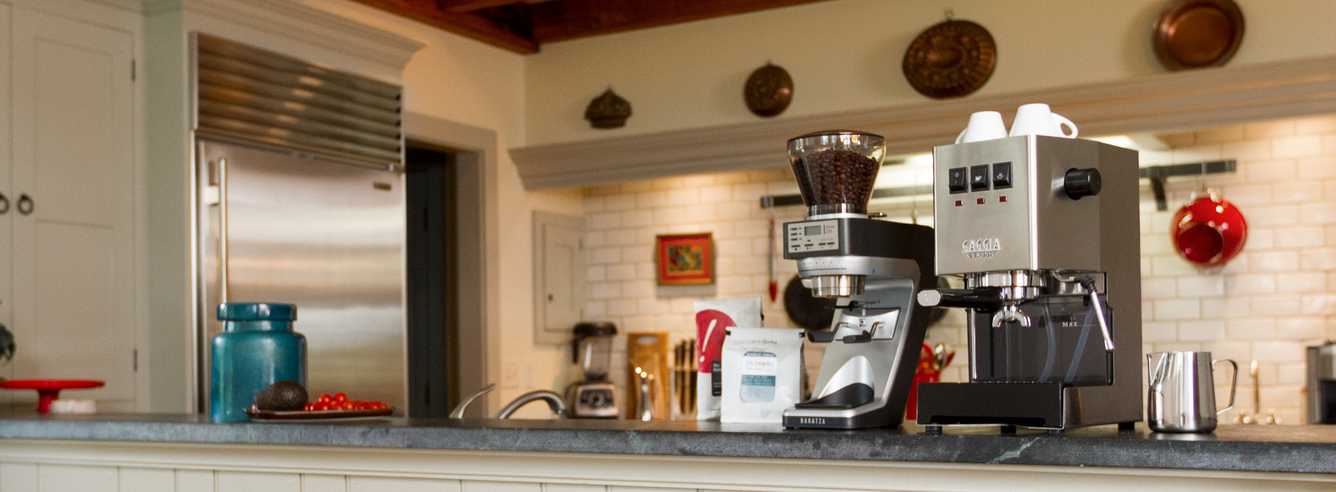 Gaggia Classic Pro Espresso Machine in Lobster Red