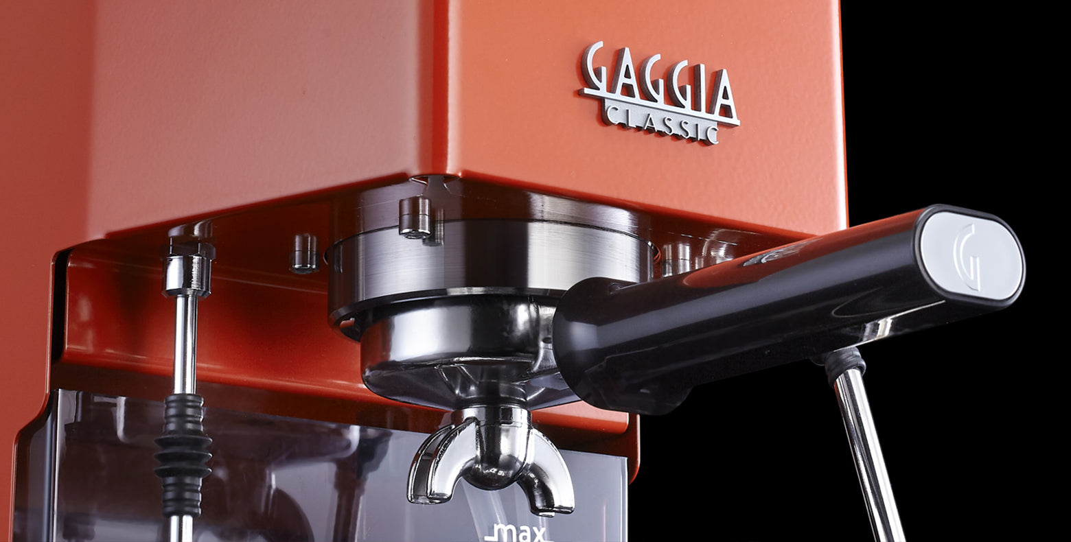 Gaggia Classic Pro Espresso Machine in Lobster Red